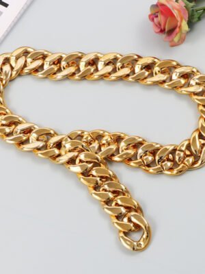 chunky gold chain bracelet