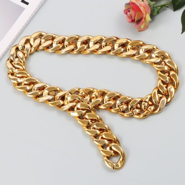 chunky gold chain bracelet